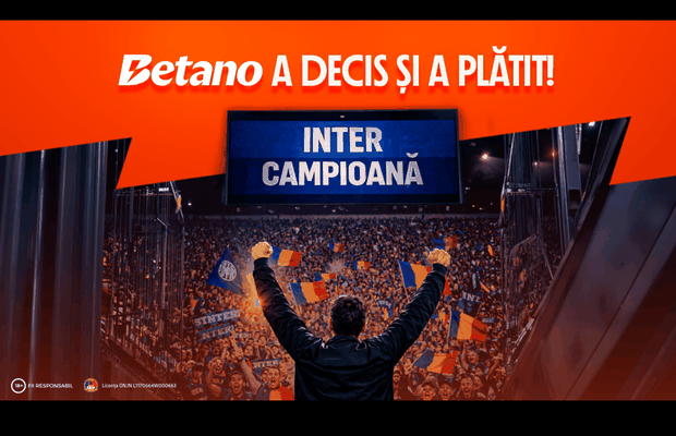 Betano a decis și a plătit: Inter campioană!