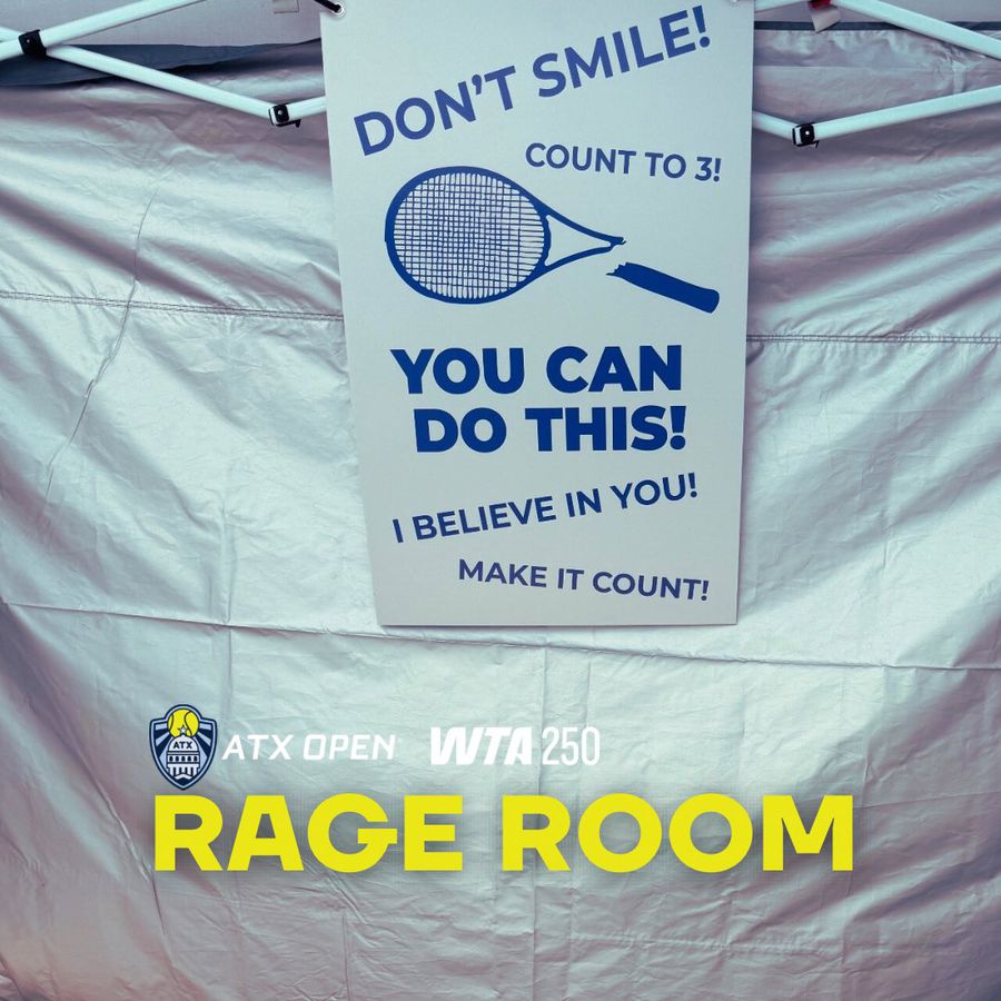 „Camera furiei”, pregătită la turneul WTA din Austin/Foto: X (ATX Open) Apare „camera furiei” în circuitul WTA: pentru jucătoarele care vor să își exprime frustrarea