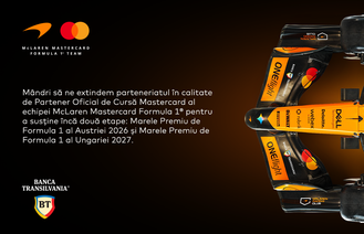 F1: Marele Circ, tot mai aproape de linia de start. Banca Transilvania, parteneriat extins cu campionii mondiali de la McLaren
