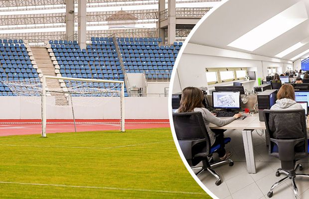 Stadionul funcționarilor! La 7 ani de la inaugurare, arena de 12.000 de locuri din România e casa angajaților Primăriei » GSP a intrat în complexul care a costat milioane de euro