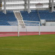 Stadionul din Târgu Jiu în februarie 2026. Imagini surprinse în interiorul și în exteriorul arenei de 12.000 de locuri / FOTO: Andrei Furnigă (GSP)