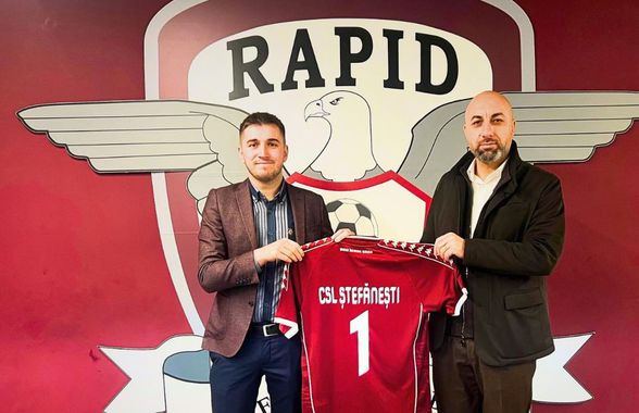 După Genoa, Rapid a bifat încă un parteneriat » Ce a apărut scris pe tricoul vișiniu: „Cu mult curaj către Liga 1”