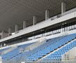 Stadionul din Târgu Jiu în februarie 2026. Imagini surprinse în interiorul și în exteriorul arenei de 12.000 de locuri / FOTO: Andrei Furnigă (GSP)