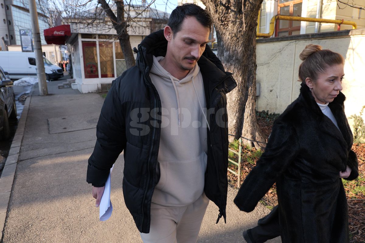 Gabi Matei a ieșit de la audieri / Foto: Andrei Furnigă (GSP)