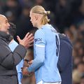 Pep Guardiola și Erling Haaland // FOTO: Getty Images