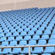 Stadionul din Târgu Jiu în februarie 2026. Imagini surprinse în interiorul și în exteriorul arenei de 12.000 de locuri / FOTO: Andrei Furnigă (GSP)