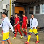 Douglas Costa a evoluat pe un stadion de 750 de locuri // Capturi FOTO: Tiktok @mundialitopodcast