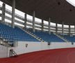Stadionul din Târgu Jiu în februarie 2026. Imagini surprinse în interiorul și în exteriorul arenei de 12.000 de locuri / FOTO: Andrei Furnigă (GSP)