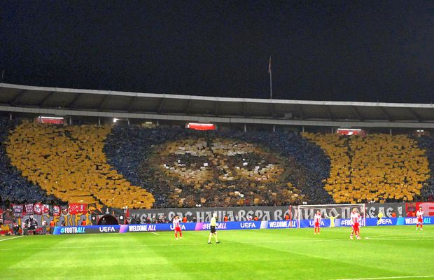 Scenografie religioasă la Steaua Roșie - Lille, în Europa League