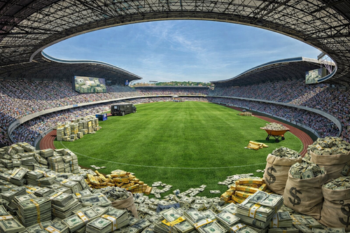 Cluj Arena. Fotomontaj GSP