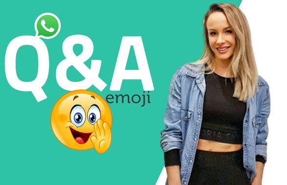 WhatsApp Q&A » Sandra Izbașa intră în provocarea GSP: cum răspunde cu un emoticon la întrebări și afirmații inedite