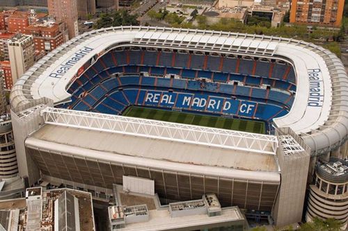 Stadionul Santiago Bernabeu // sursă foto: instagram @realmadrid