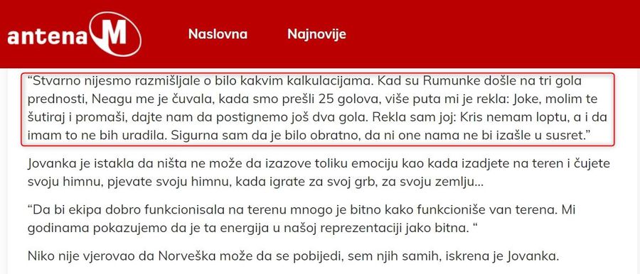 Declarațiile în care Radicevic o acuza pe Cristina Neagu au dispărut complet din Muntenegru!