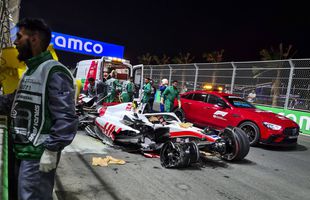 Accident terifiant în calificările din Arabia Saudită » Mașina lui Mick Schumacher s-a rupt în două! Prima reacție a pilotului