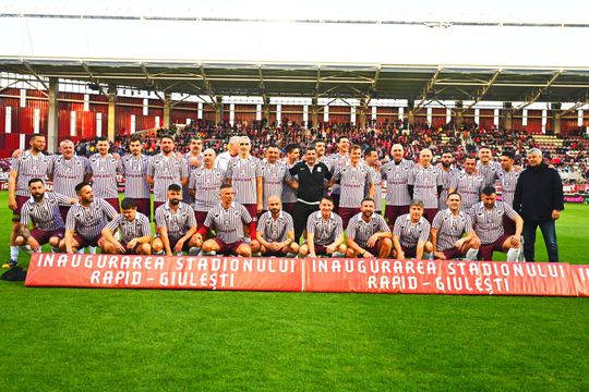 Marian Aliuță (44 de ani), fotbalist format și consacrat la Steaua, a făcut parte din echipa legendelor Rapidului în ziua inaugurării noii arene din Giulești.