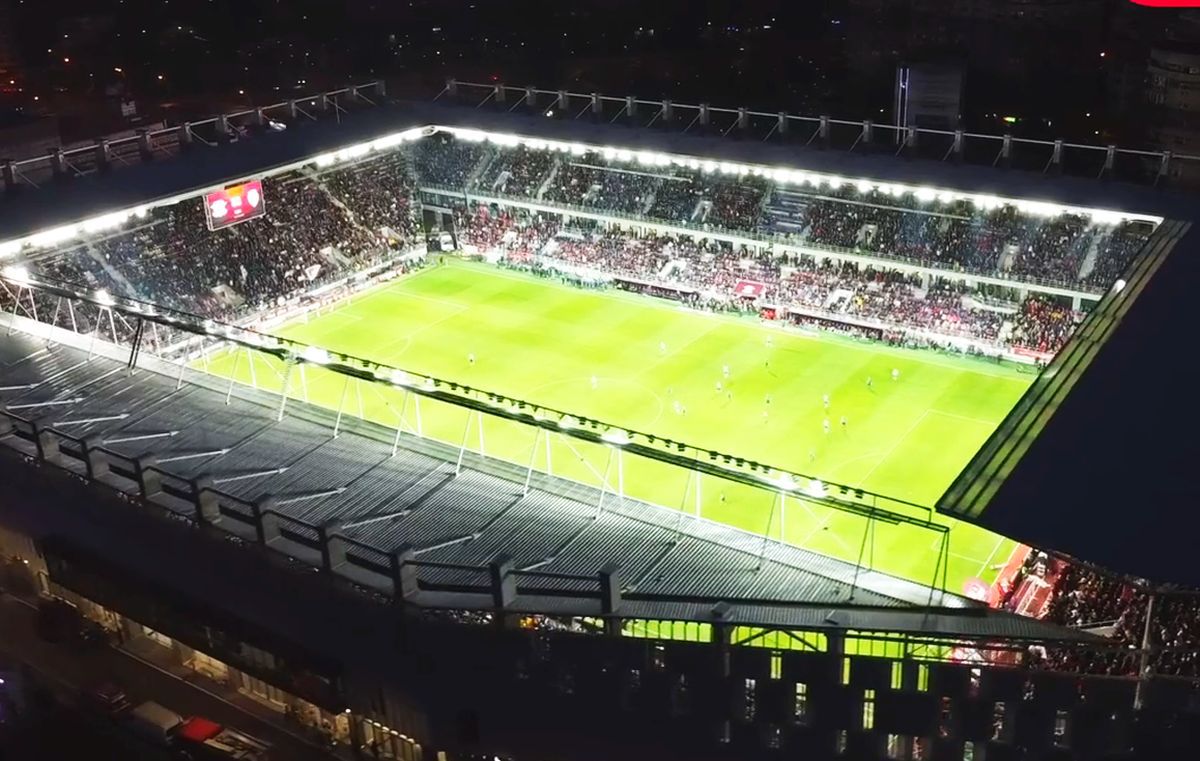 Imagini fabuloase cu noul Giulești » Cum arată arena filmată din dronă, în ziua inaugurării