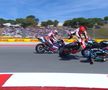 Accident înfiorător provocat de Marc Marquez pe circuitul Portimao! Ce sancțiune a primit