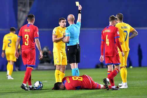 România a câștigat în deplasare cu Andorra, scor 2-0, în primul meci din preliminariile EURO 2024. În ciuda victoriei, MM Stoica a remarcat un detaliu negativ/ foto: Imago Images