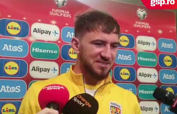 Ce tricou și-a dorit Sorescu când era copil: „E cu o echipă din Rusia, dar mă bucur că-l am” + Gestul de la finalul meciului cu Andorra