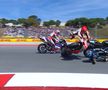 Accident înfiorător provocat de Marc Marquez în Marele Premiu al Portugaliei