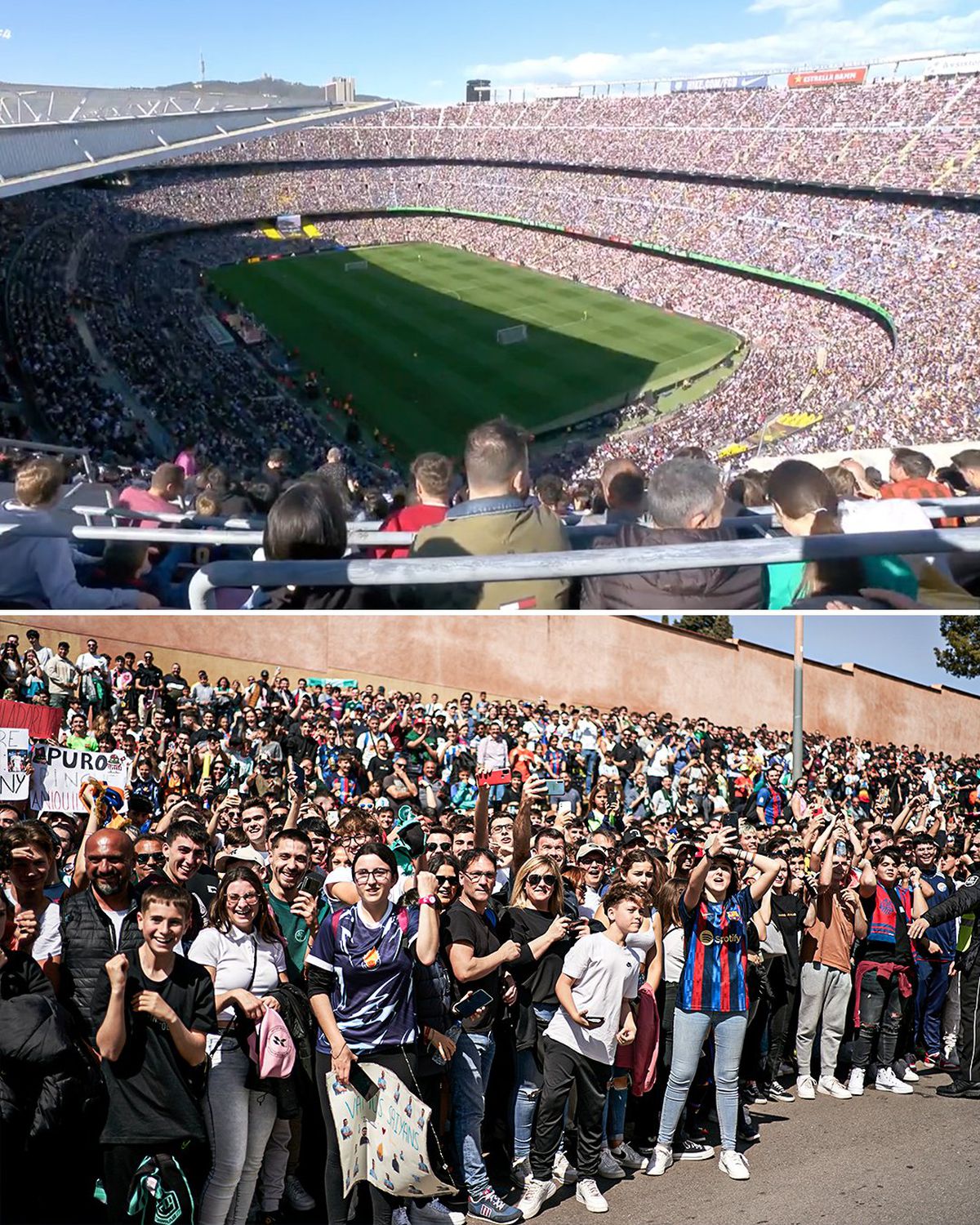 90.000 de oameni au strigat „SIUUU!” pe Camp Nou » Imagini fabuloase de la Final Four-ul competiției lui Gerard Pique