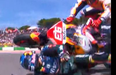 Accident înfiorător provocat de Marc Marquez pe circuitul Portimao! Ce sancțiune a primit