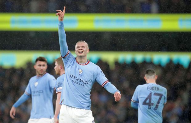 Pep Guardiola n-a făcut economie de cuvinte mari la adresa lui Haaland: „Este ca Ronaldo și Messi. O mașină de goluri”