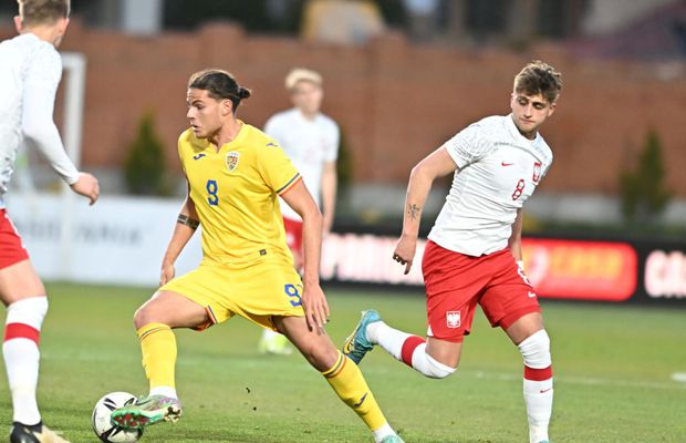 România U20 nu reușește decât o remiză împotriva Poloniei. Bodișteanu ne-a salvat un punct