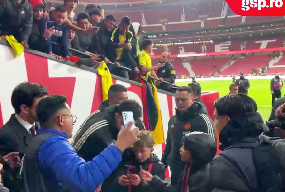 Sufocat de fani, după ce a făcut spectacol în Columbia - România! Imagini grăitoare pe „Metropolitano”