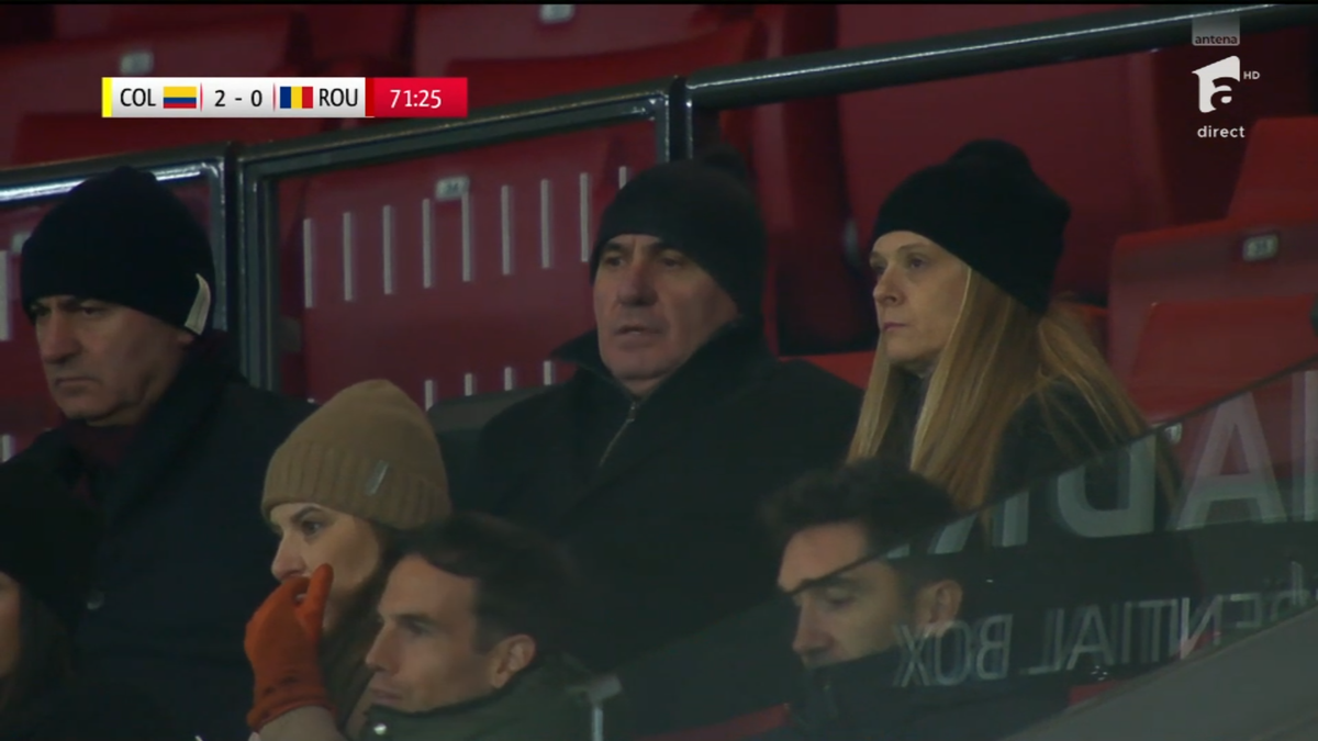 Hagi, surprins de camere pe Metropolitano » Alături de cine a urmărit golul lui Ianis