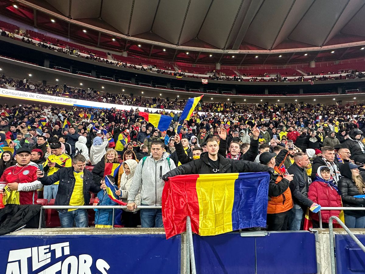 România de pe Metropolitano » Cum au trăit conaționalii amicalul contra Columbiei
