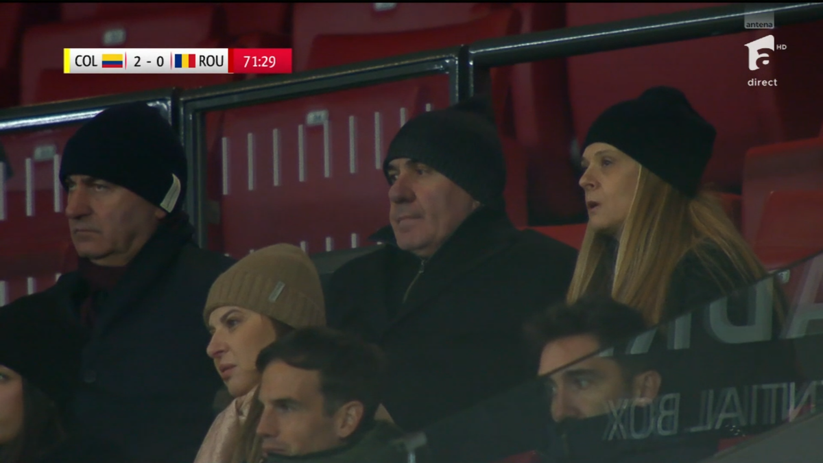 Hagi, surprins de camere pe Metropolitano » Alături de cine a urmărit golul lui Ianis