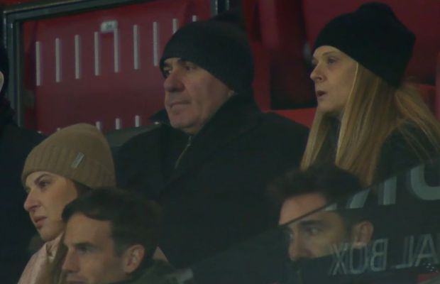 Hagi, surprins de camere pe Metropolitano » Alături de cine a urmărit golul lui Ianis