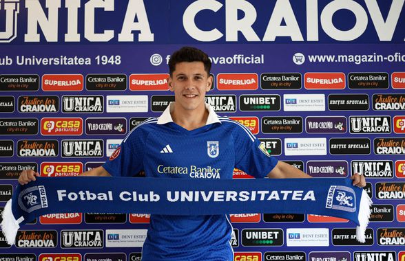 Transferul anunțat de FCU Craiova astăzi » Fotbalistul este eligibil pentru regula U21