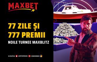 Exclusiv pe Maxbet.ro: Turneele MaxBlitz cu mecanici noi  –  77 zile de competiție, 777 de premii