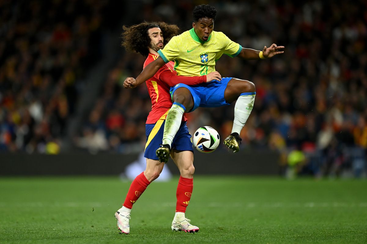 Spania - Brazilia, amical pentru istorie: spectacol total, 6 goluri pe „Bernabeu”