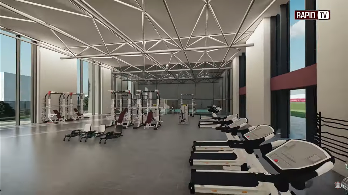 Noua bază de pregătire a celor de la Rapid, partea II