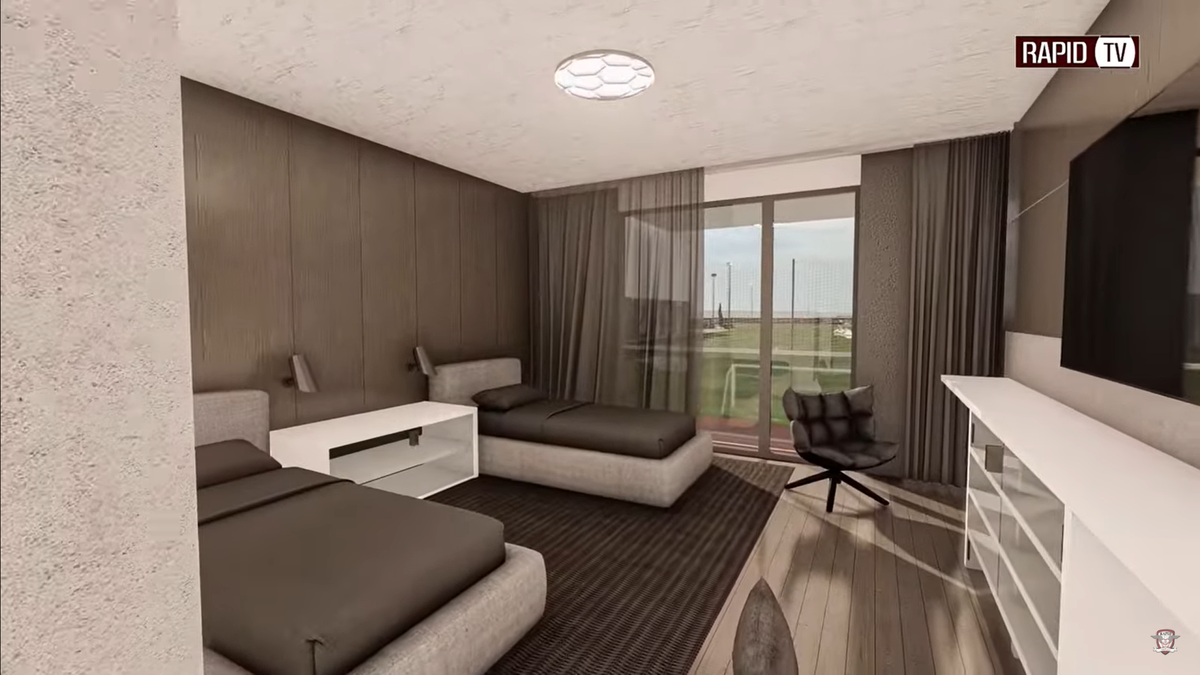 Imagini tari cu baza ultramodernă de peste 6 milioane de euro a Rapidului! Dan Șucu a prezentat noua investiție