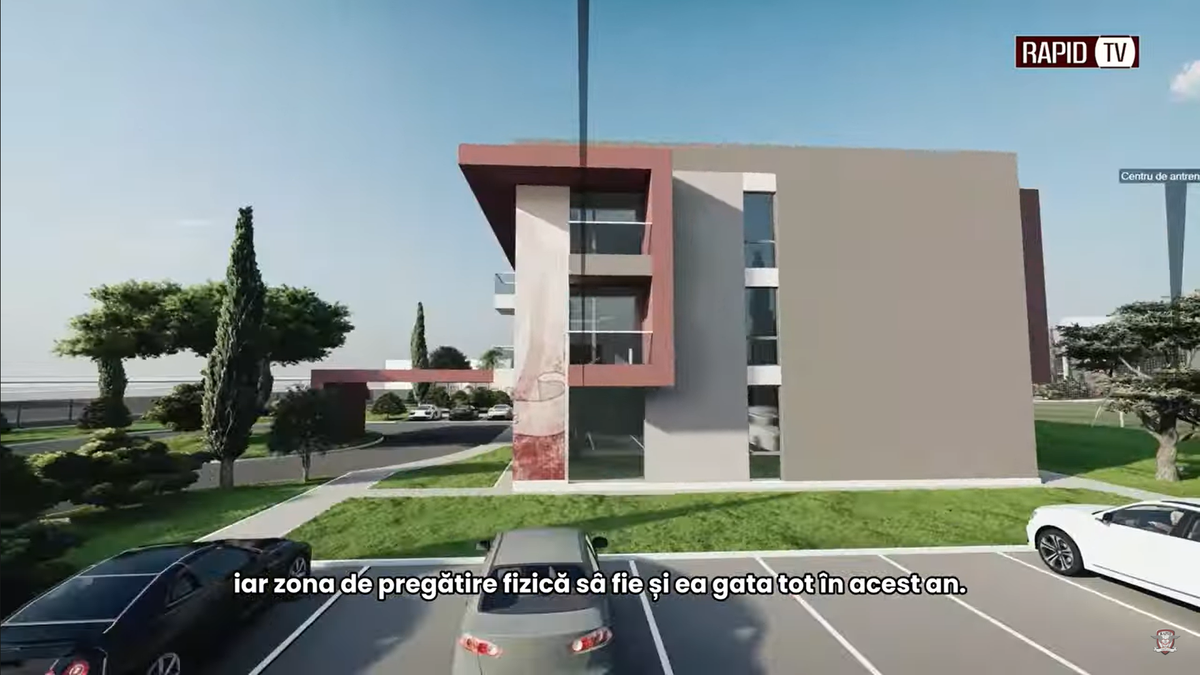 Noua bază de pregătire a celor de la Rapid, partea II