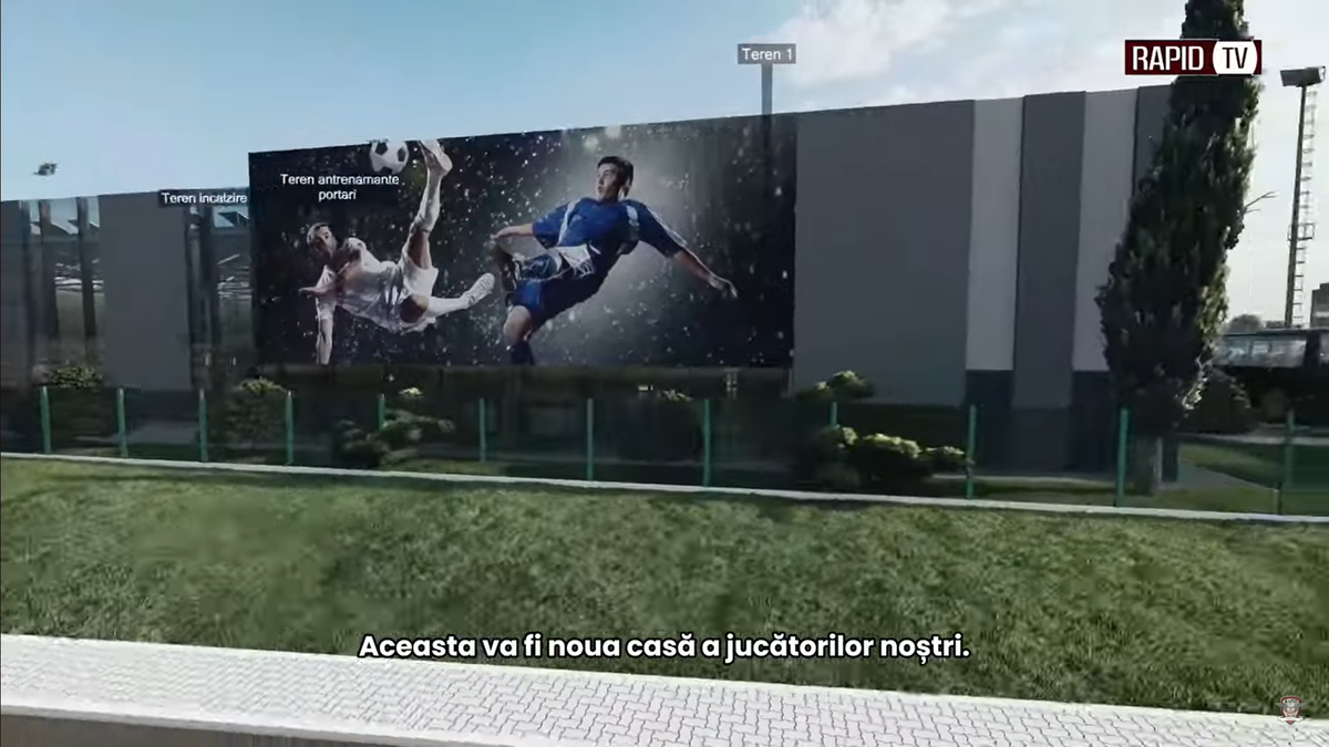 Noua bază de pregătire a celor de la Rapid, partea I