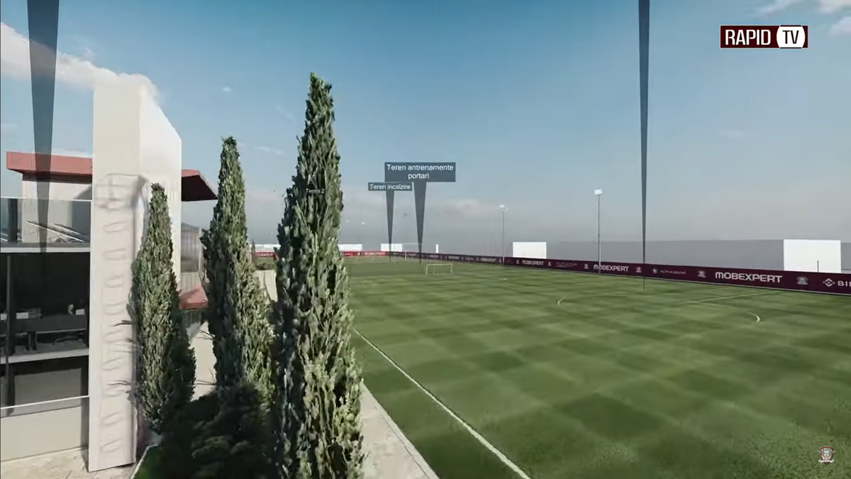 Noua bază de pregătire a celor de la Rapid, partea I