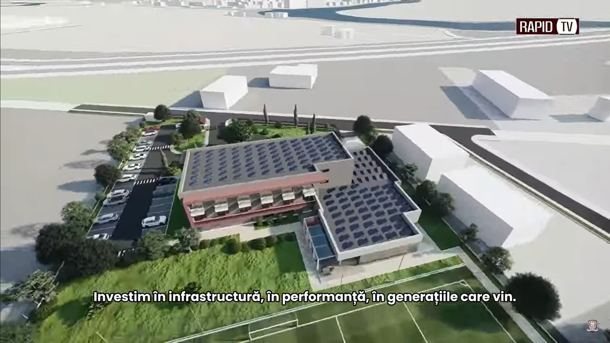 Imagini tari cu baza ultramodernă de peste 6 milioane de euro a Rapidului! Dan Șucu a prezentat noua investiție