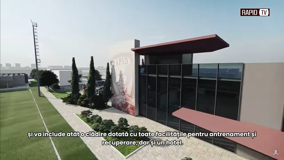 Noua bază de pregătire a celor de la Rapid, partea I