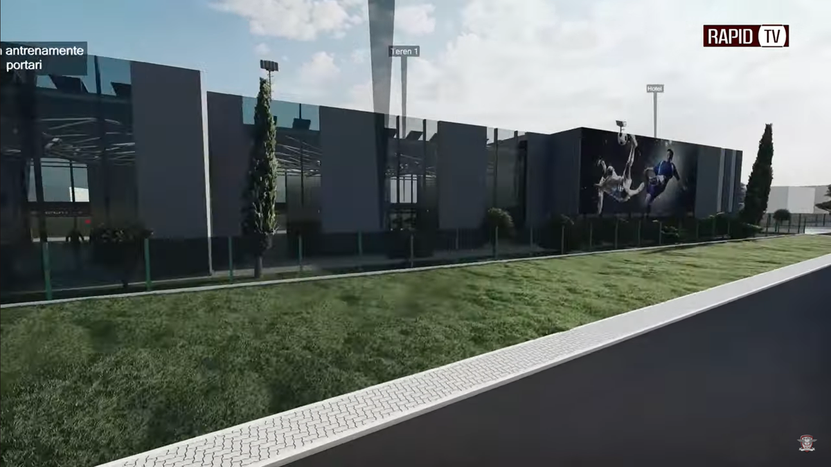 Noua bază de pregătire a celor de la Rapid, partea I