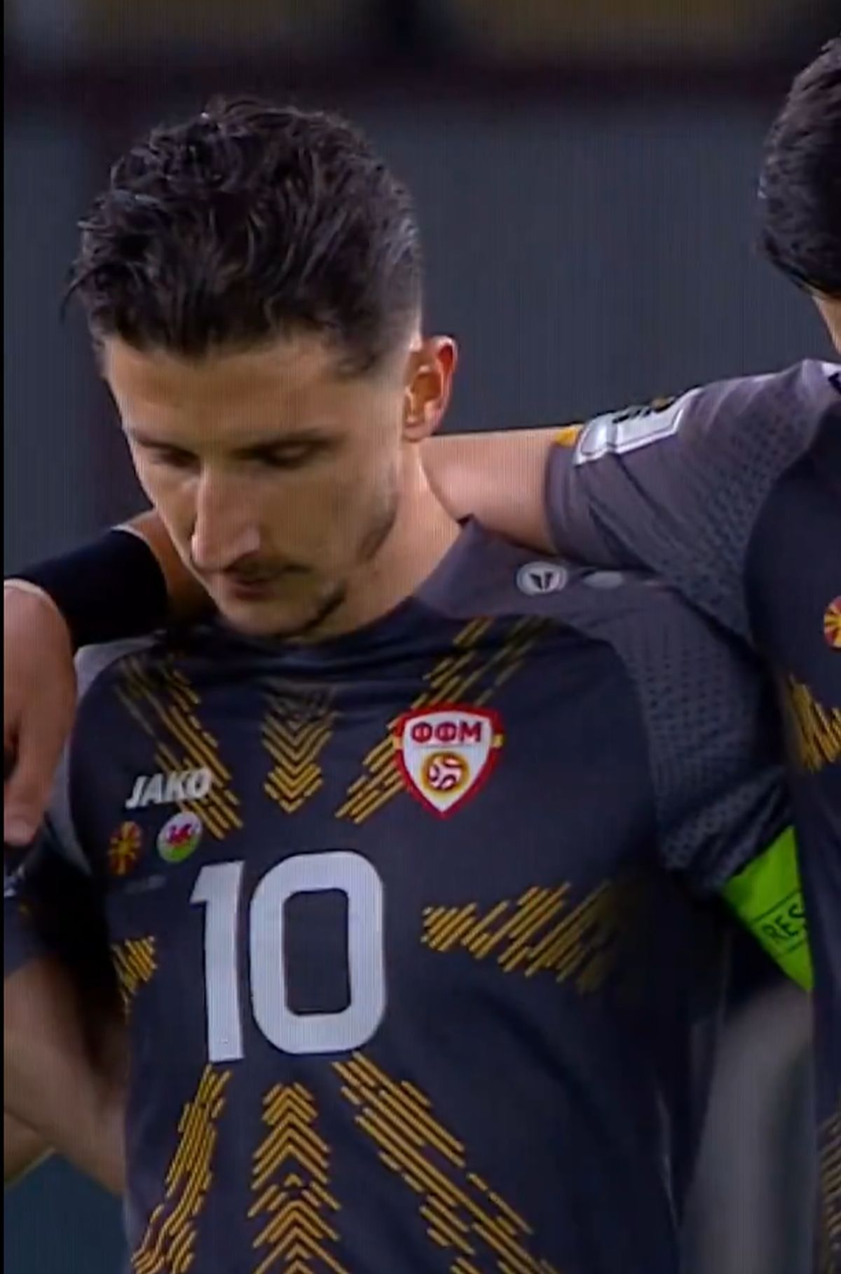 Minutul 59 și fotbalul s-a oprit » Scene copleșitoare la Skopje, în timpul meciului Macedonia de Nord - Țara Galilor