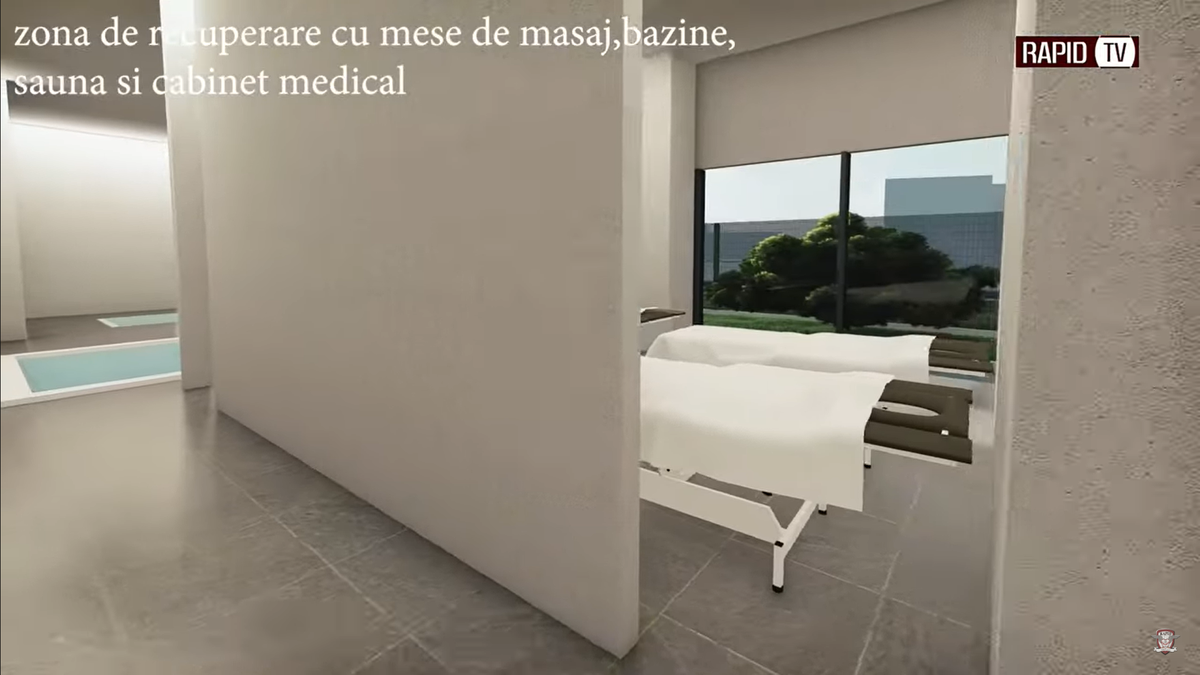 Noua bază de pregătire a celor de la Rapid, partea II