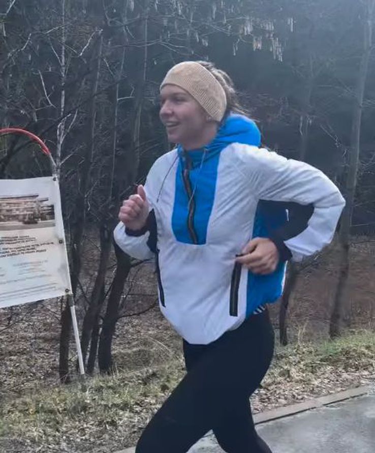 Simona Halep se antrenează la Poiana Brașov