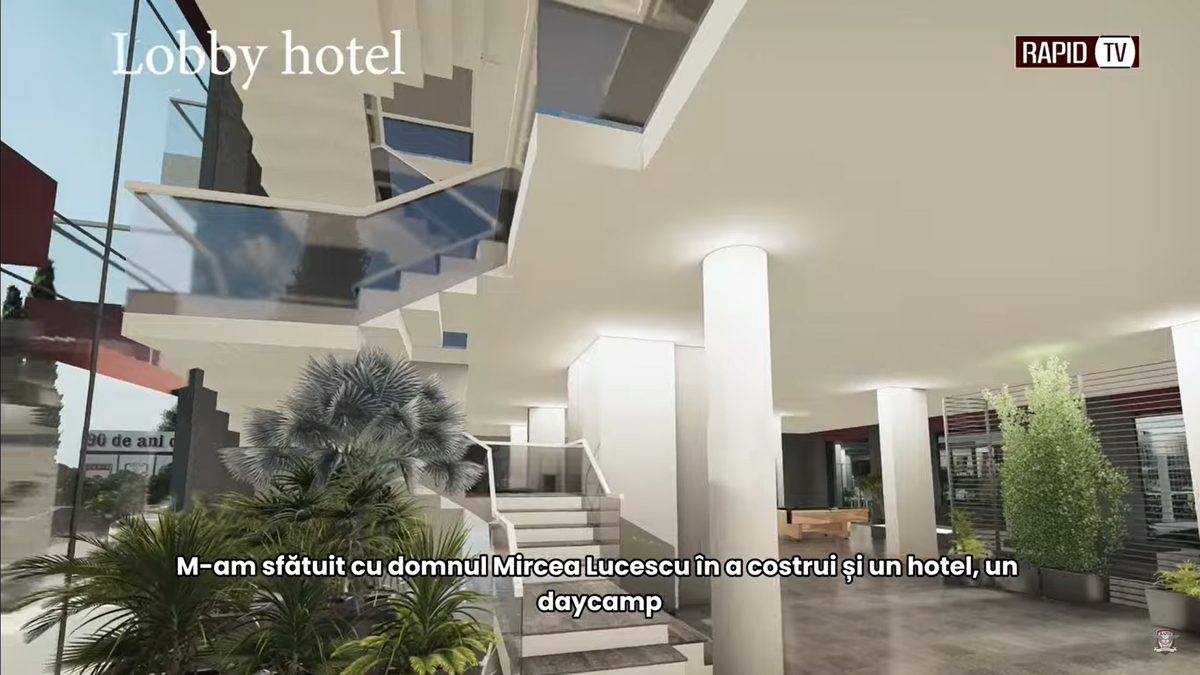 Noua bază de pregătire a celor de la Rapid, partea II