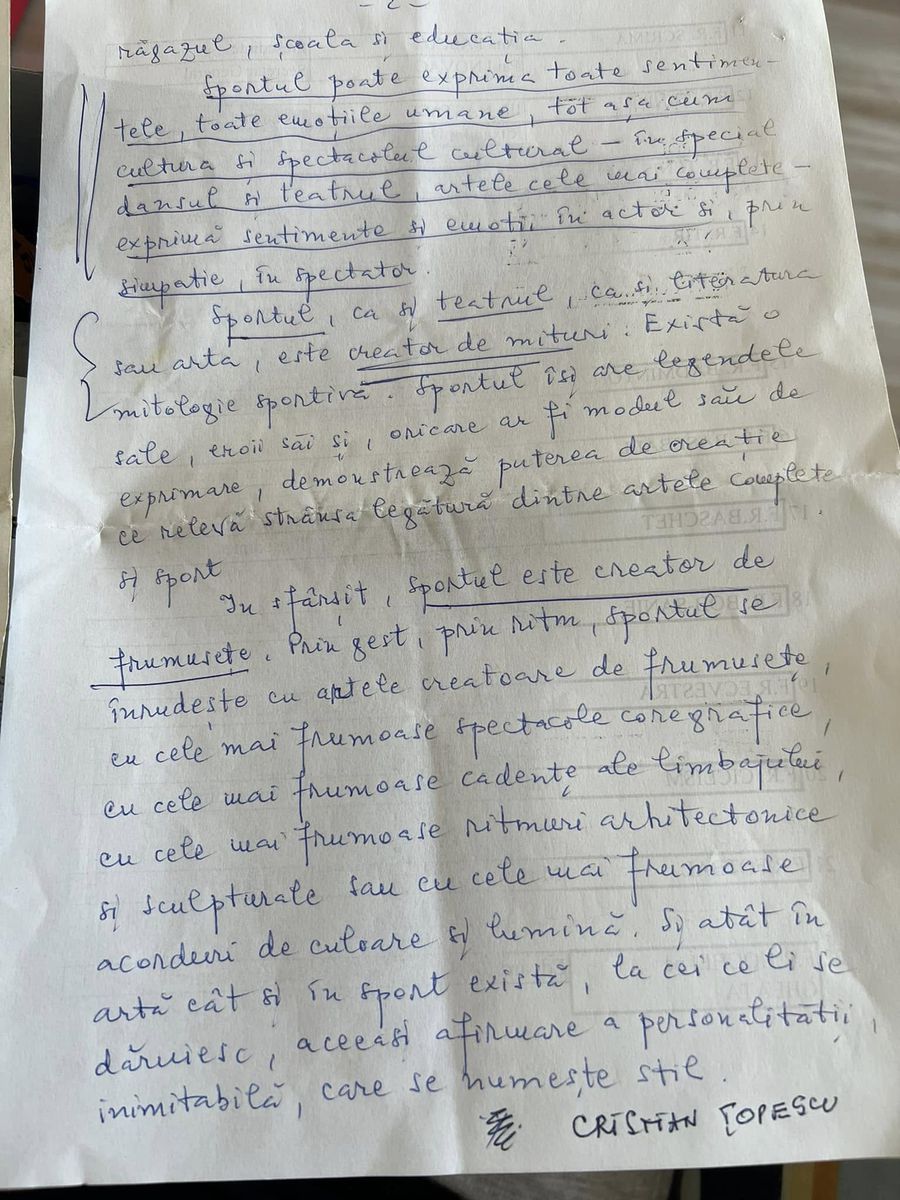 Țopescu, omul de neuitat…
