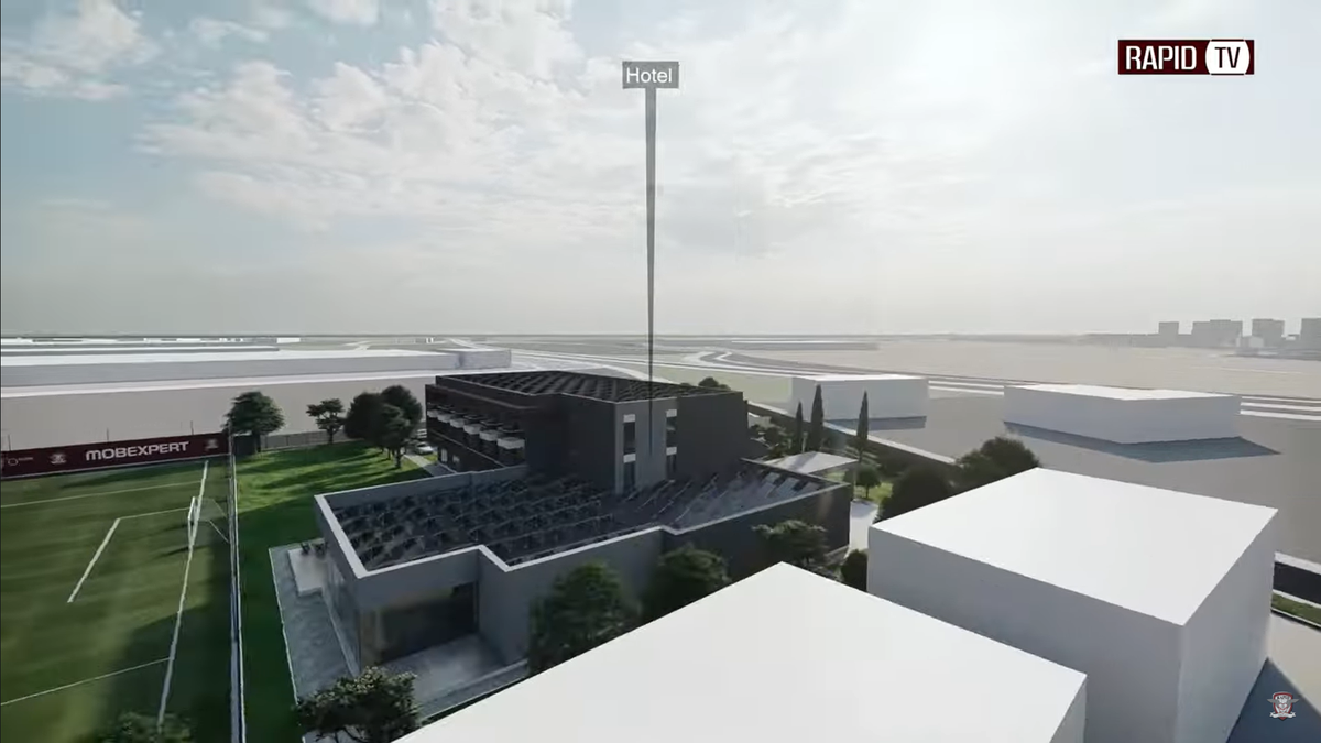 Imagini tari cu baza ultramodernă de peste 6 milioane de euro a Rapidului! Dan Șucu a prezentat noua investiție